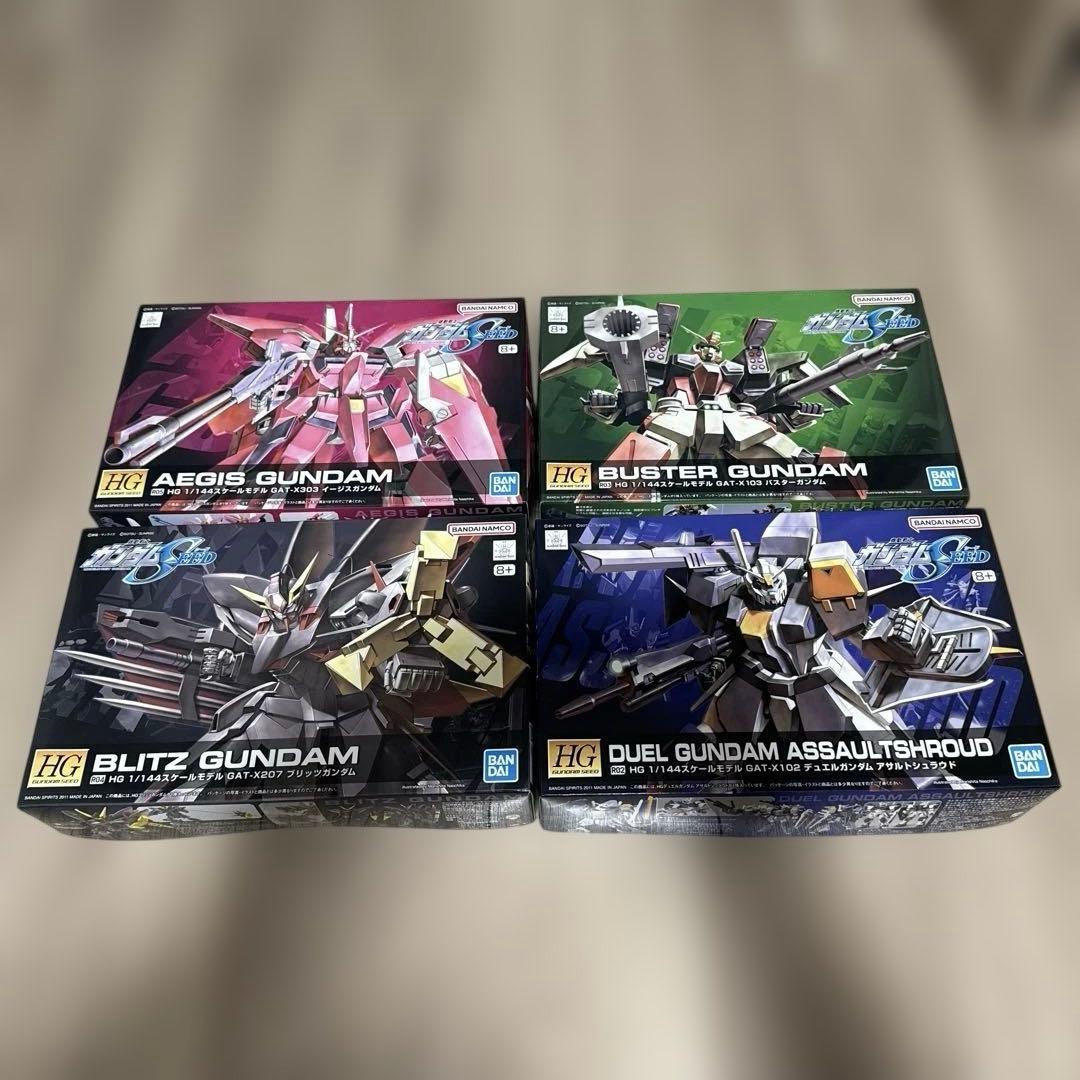 HG イージス ブリッツ バスター デュエル 4体セット Amazon.co.jp: HG SEED デュエル バスター ブリッツ イージス 4種