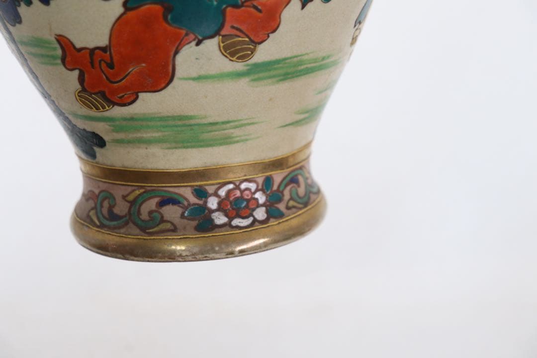 時代　薩摩焼　人物紋　送料込み250312