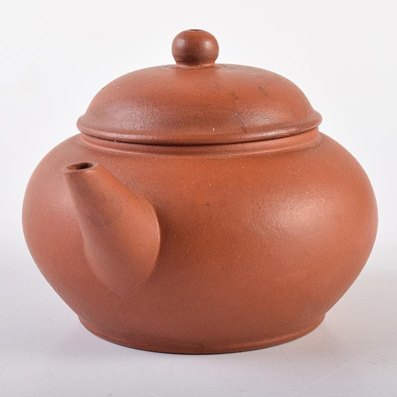 中国 中国宣興銘 紫砂 朱泥 急須 茶壷 V R8601