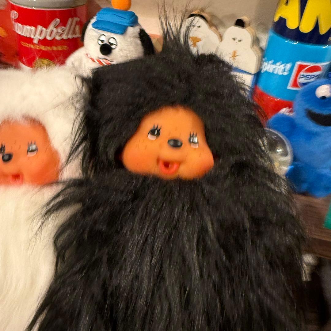 モンチッチ 長毛 ブラック モジャモジャ 雪男 2点セット モンチッチ