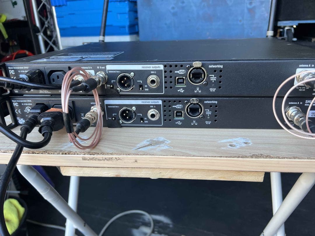 Shure UR4S x2 ABJ 779-810 MHz ワイヤレス2台セット