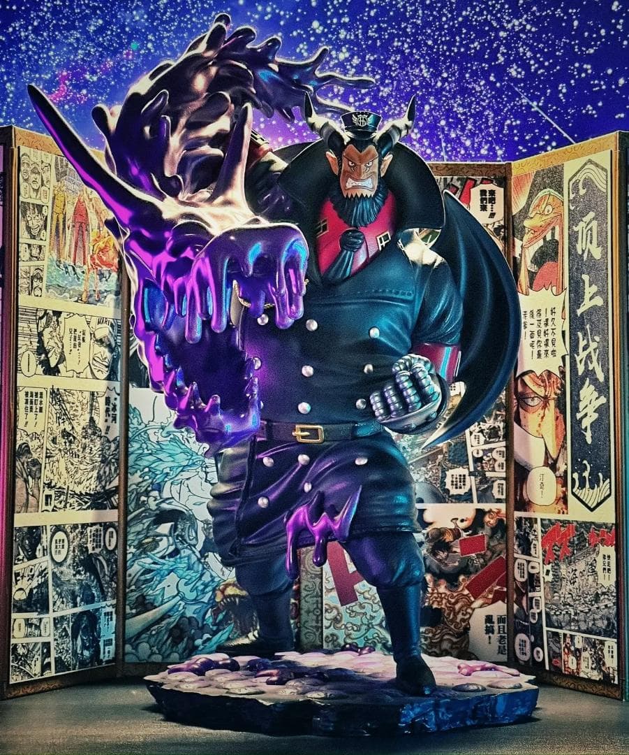 ワンピース 刑務官 マゼラン フィギュア ガレージキット 塗装済み完成