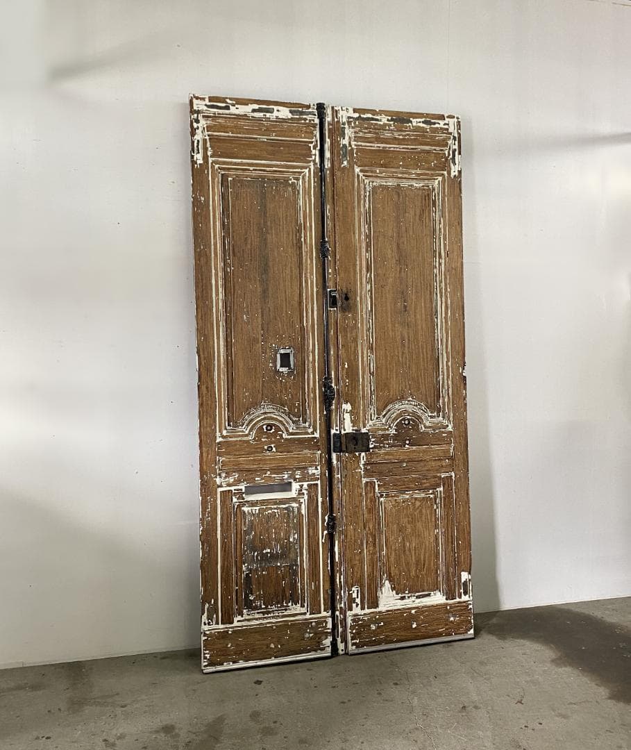 フランス アンティーク Double Door ドア テーブル チェア