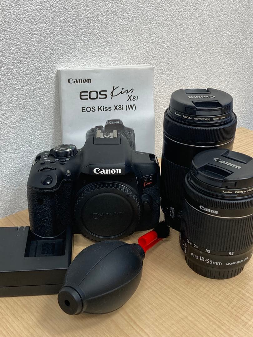 Canon EOS Kiss X8i ダブルズームキット Wi-Fi機能付き