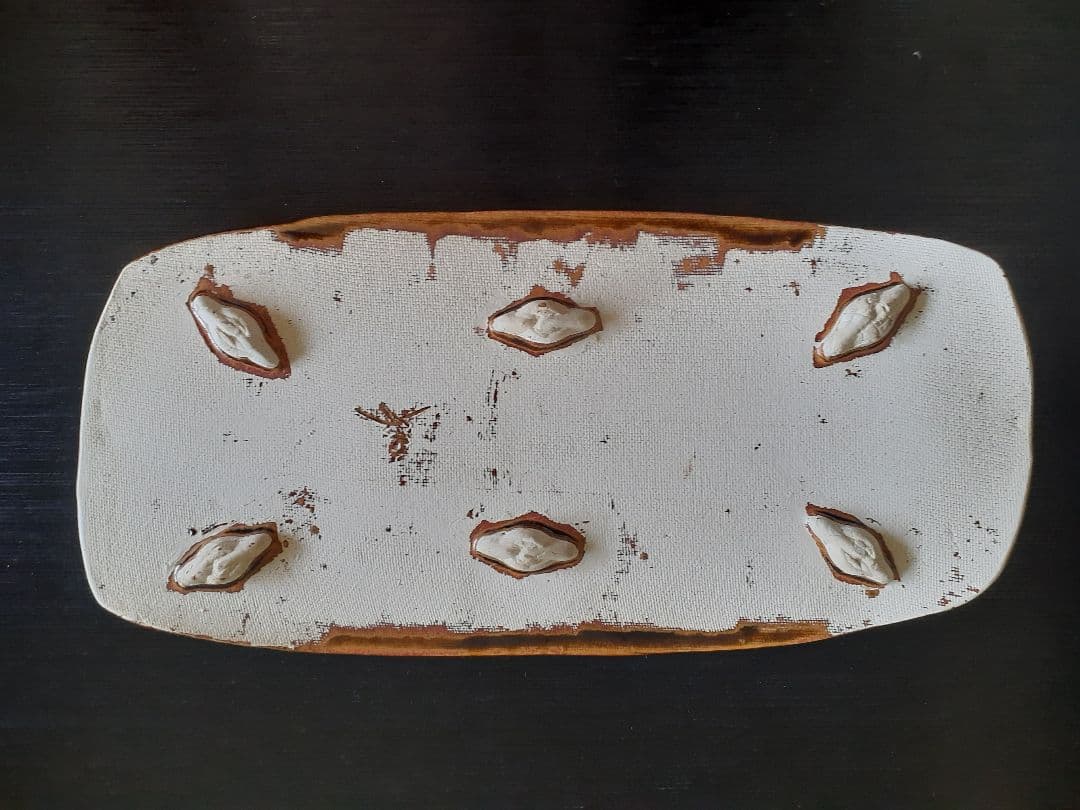 客家窯 清水 知秀作 長方形皿