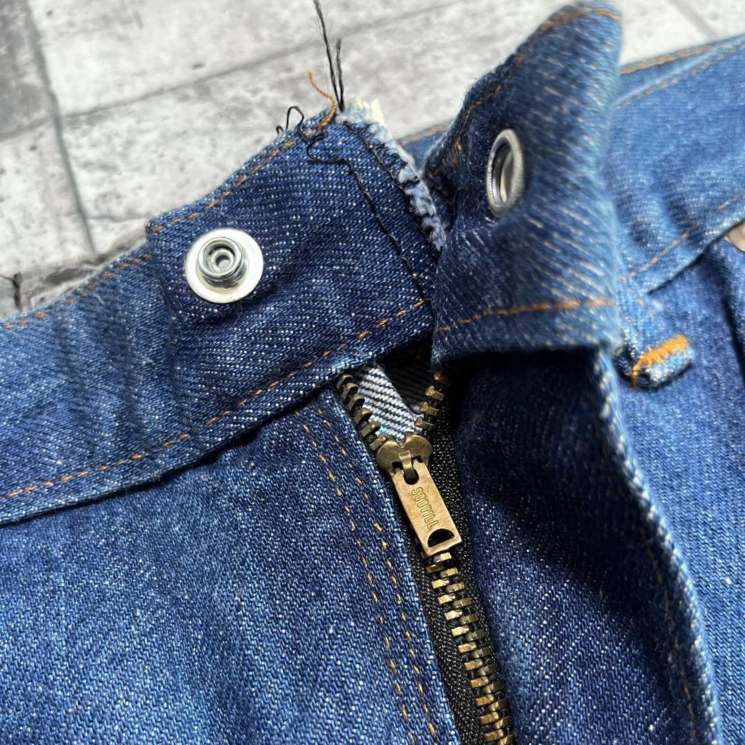 80-90s ZORLAC ゾーラック 囚人 デニムショーツ VG黒タグ