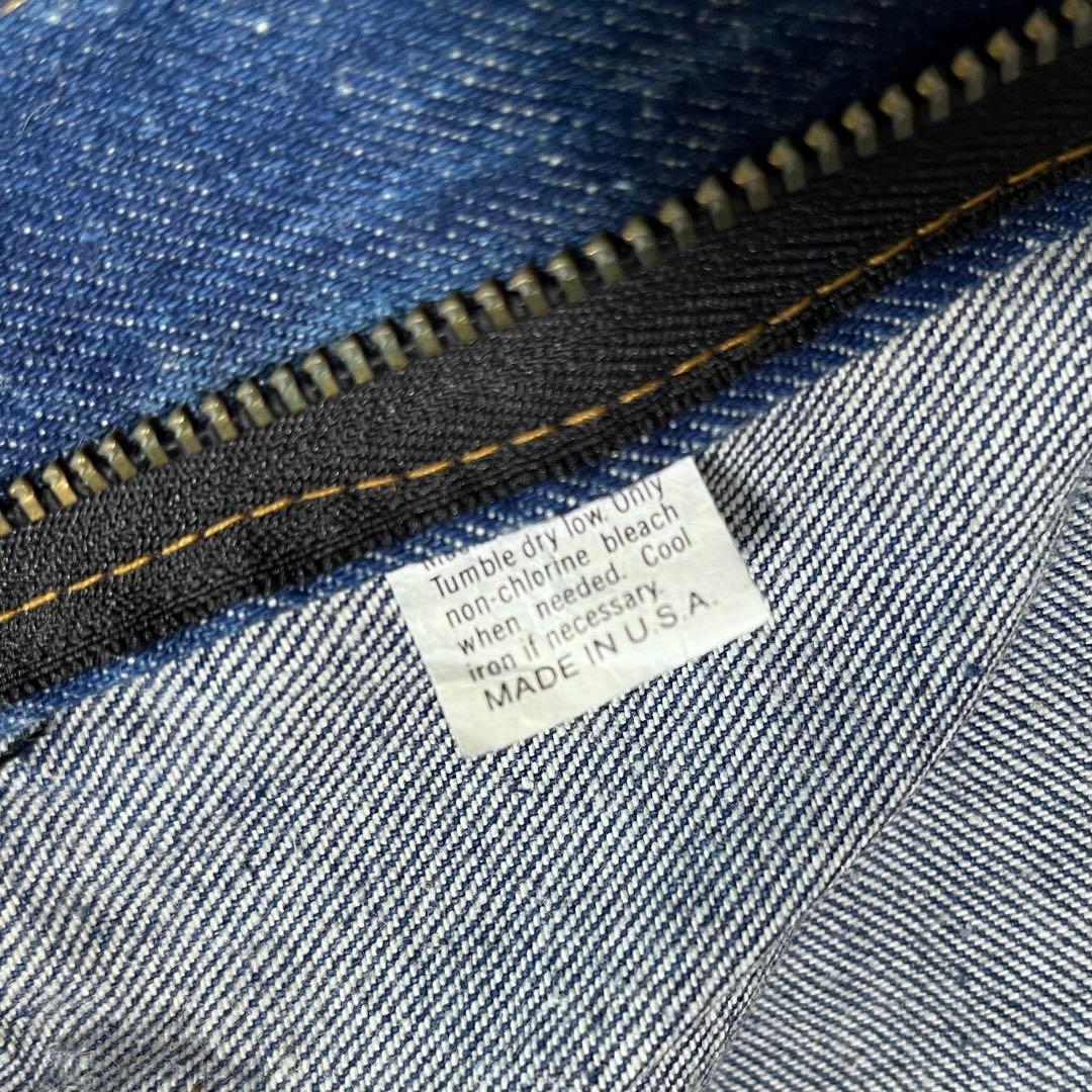 80-90s ZORLAC ゾーラック 囚人 デニムショーツ VG黒タグ