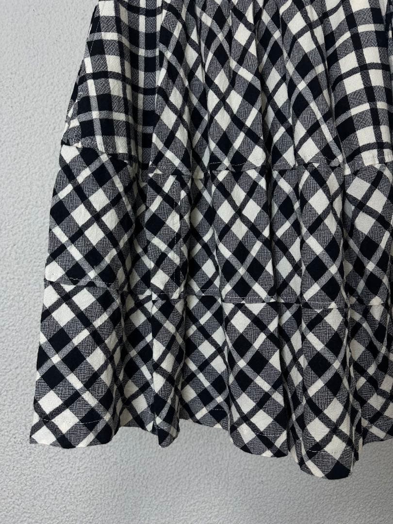 Comme des Garçons 2010 Crazy Check Skirt