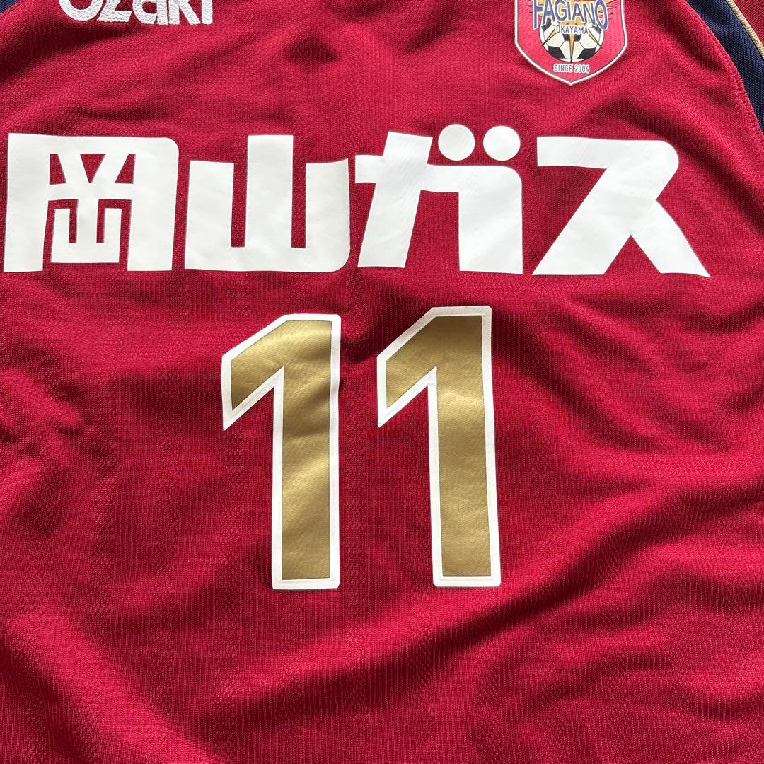 ファジアーノ岡山 レプリカユニフォーム11番の通販はau PAY マーケット