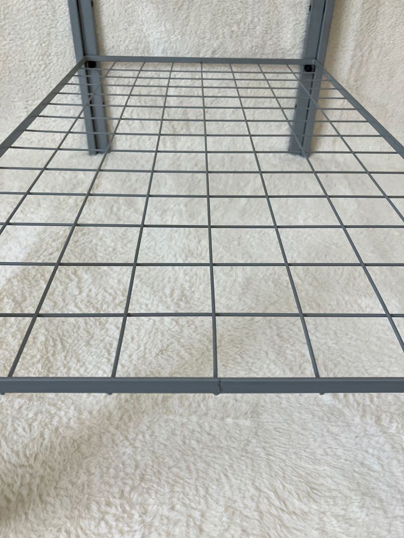 のの様専用 ガラステーブル 昭和 シルバーグレー アイアンフレーム