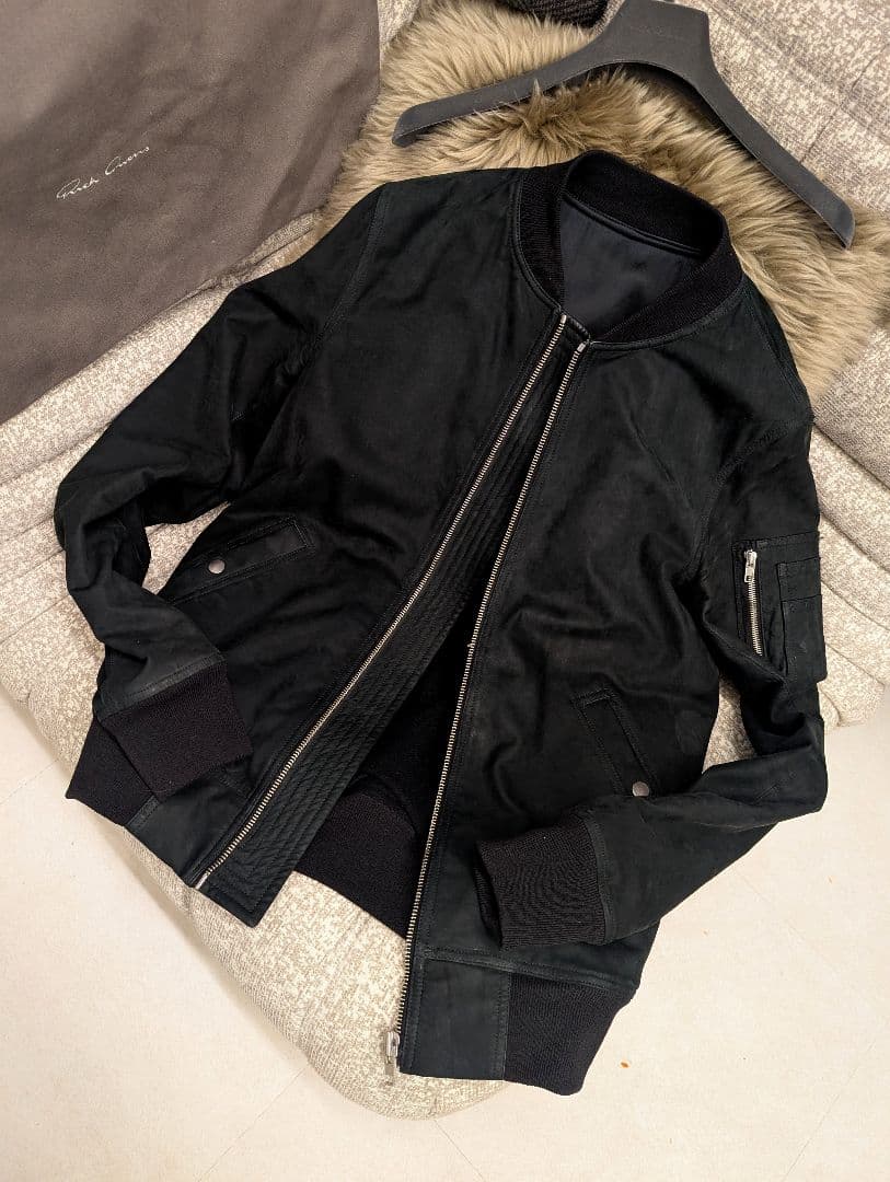 m*u様 稀少モデル F/W 14 リック・オウエンス カーフヌバック&カシミア