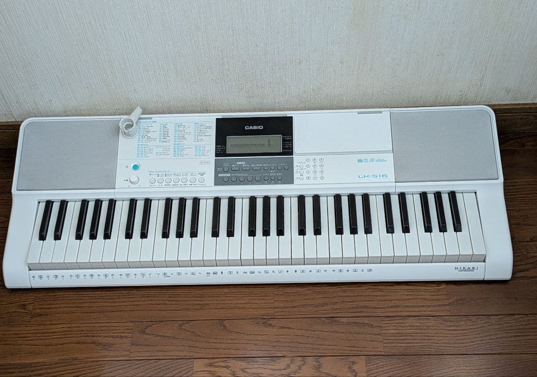 CASIO LK-516 ☆光ナビゲーション電子キーボード 中古 CASIOカシオ 光ナビゲーションキーボード LK-516 電子キーボード