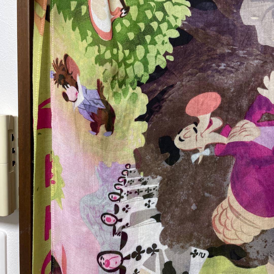 ディズニー 不思議の国のアリス Alice ストール ショール レア 貴重 羽織