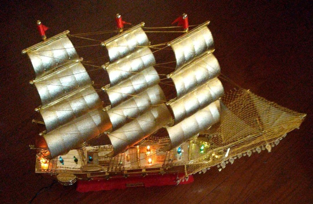 5%寄附◎ 光る黄金色 帆船