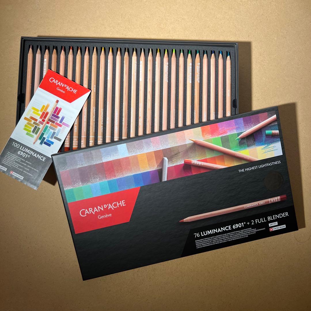 カランダッシュ ルミナンス 6901 76色➕2フルブレンダーセット Amazon