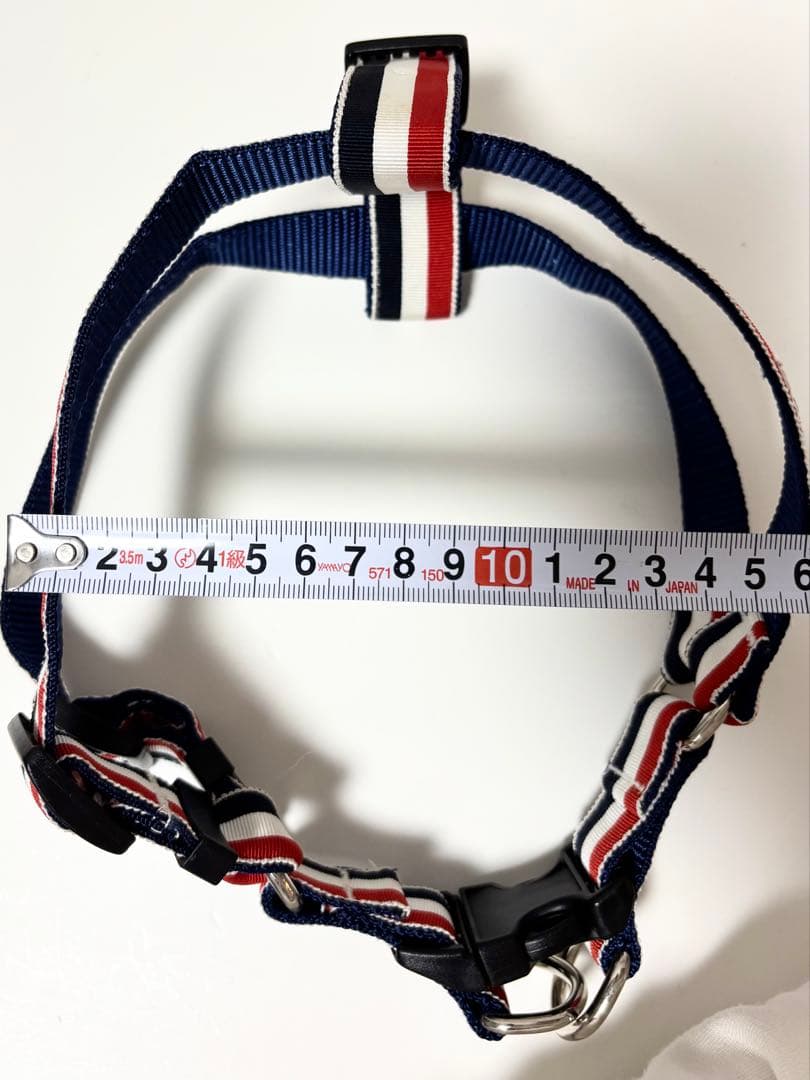 THOM BROWNE】ドックハーネス 犬用 ペット用品 トリコロール S｜THOM