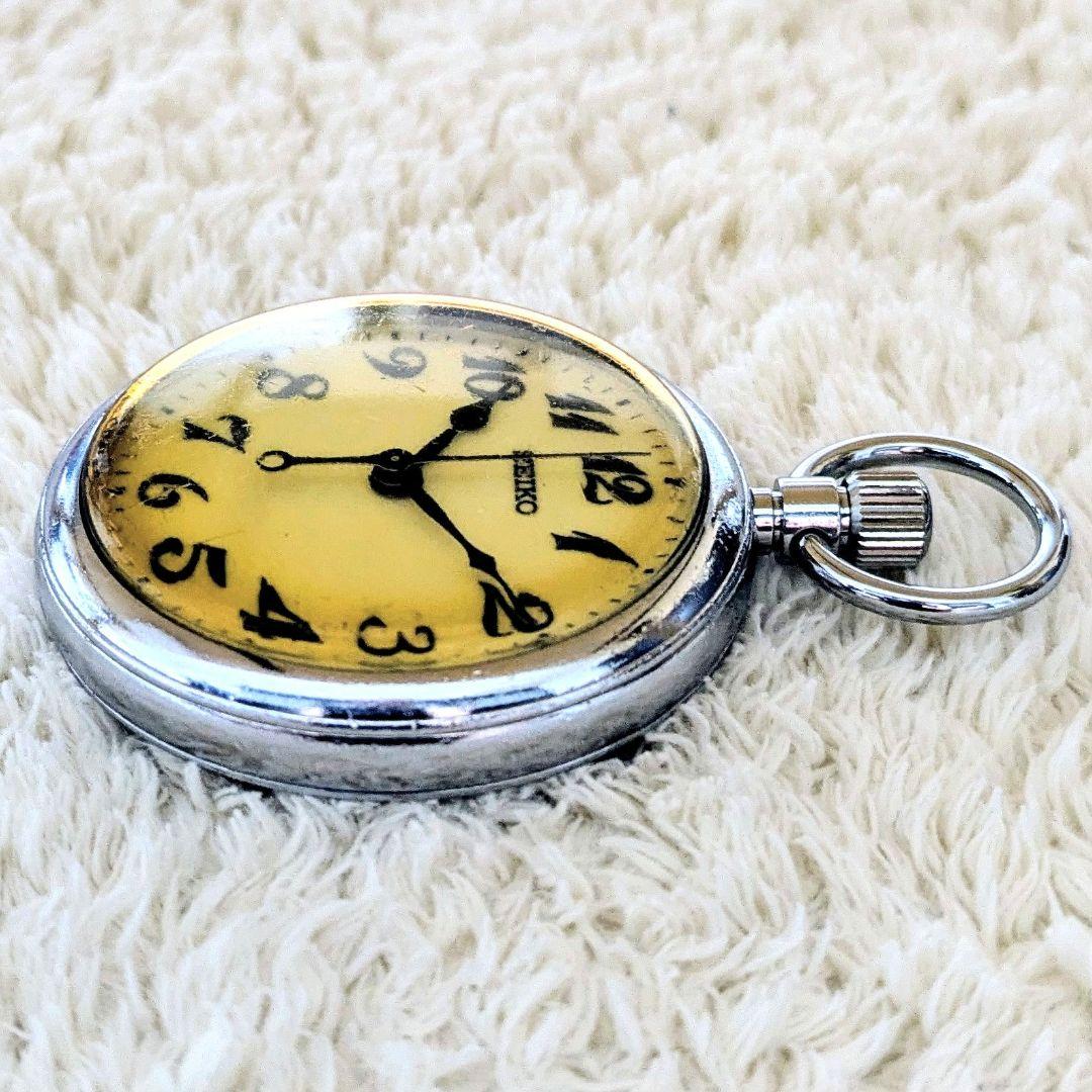 鉄道時計 SEIKO鉄道懐中時計 JR西日本 蓄光(ルミブライト) 正常稼動品