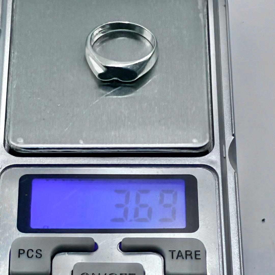 オールドティファニー シグネット カーブドハート リング 10.5号 シルバー
