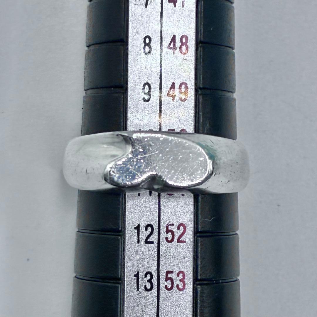 オールドティファニー シグネット カーブドハート リング 10.5号 シルバー