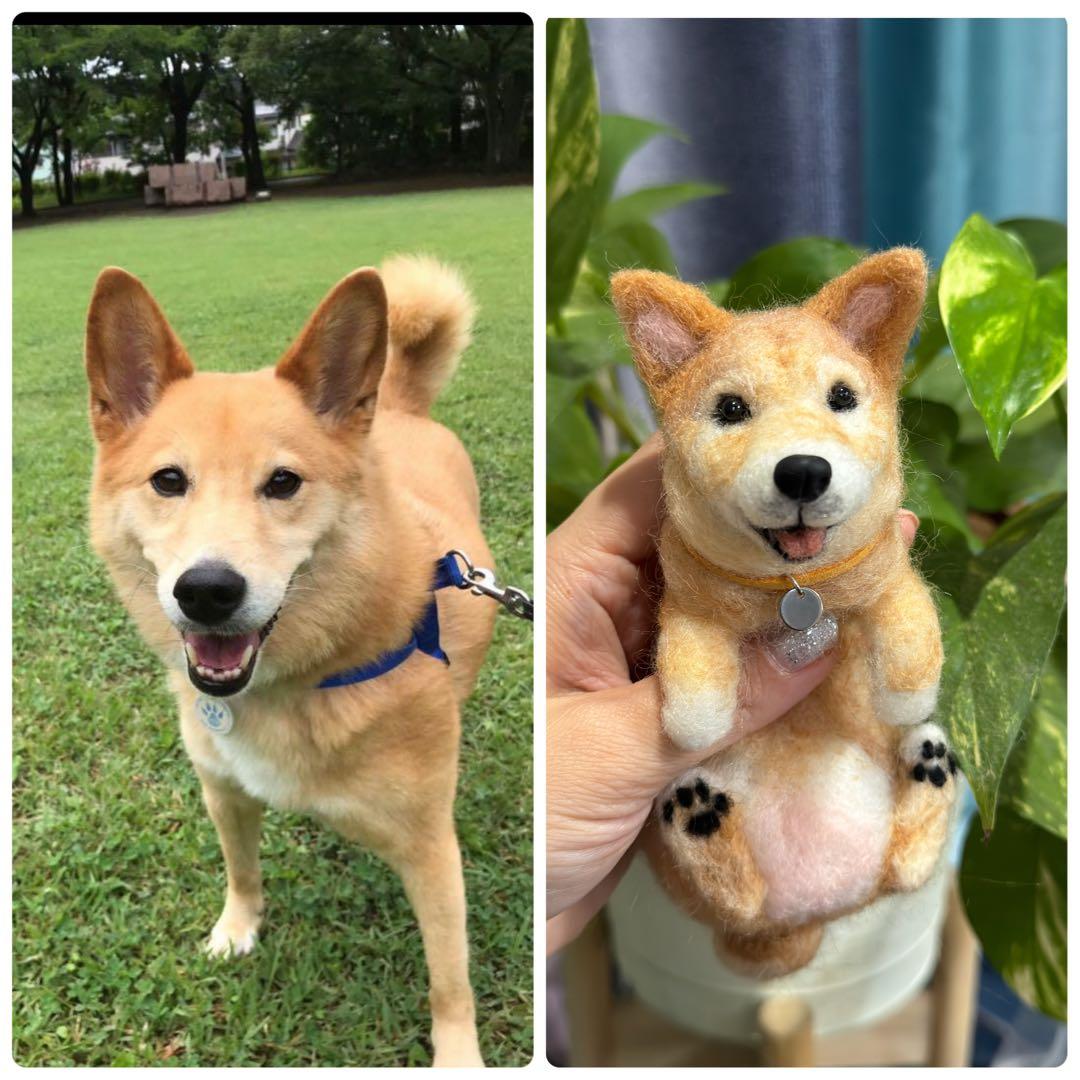 うちの子クリップペット 羊毛フェルト うちの子オーダー ペット うちの