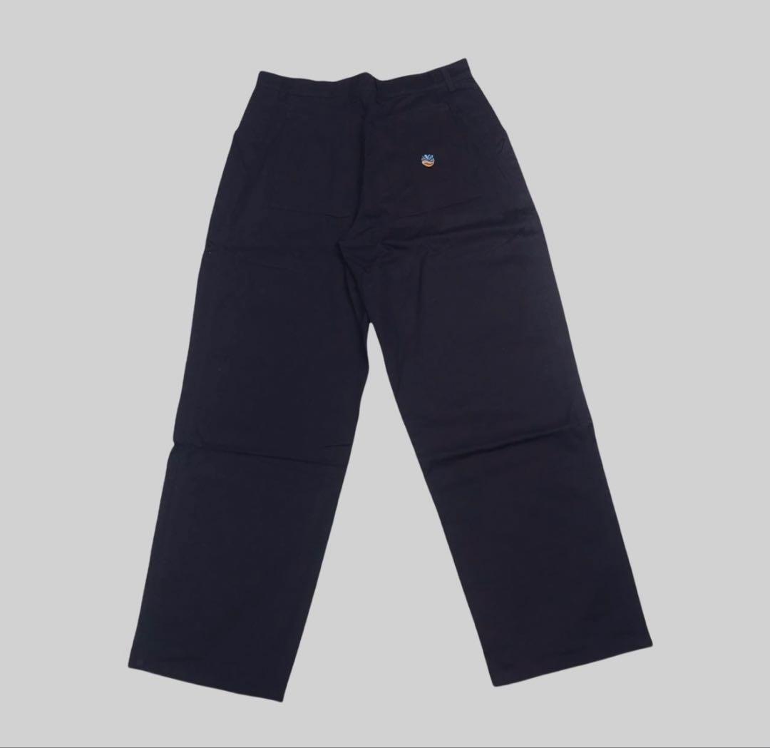 90's UK/DOPE/deadstock/コットンツイルパンツ/ネイビー メンズ