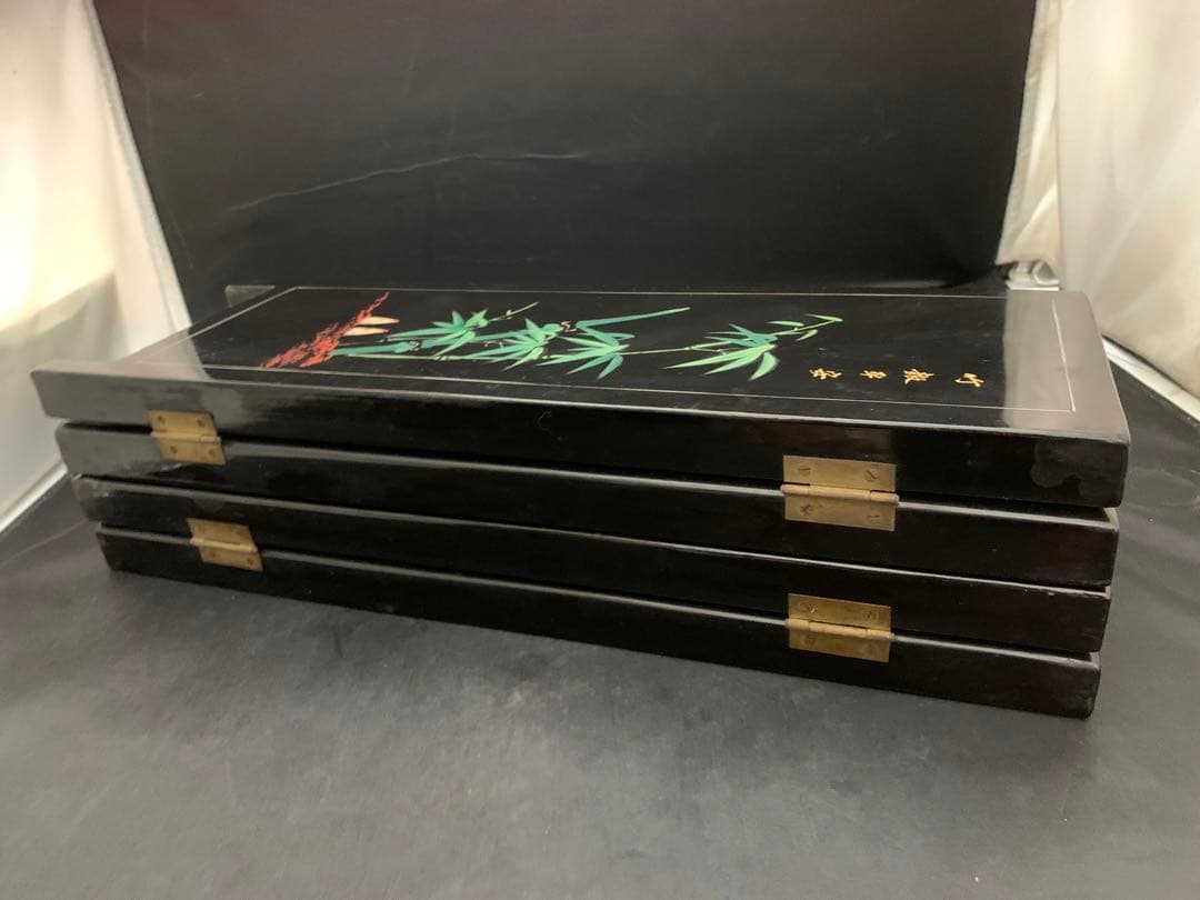 中国　ミニ屏風　ついたて　衝立