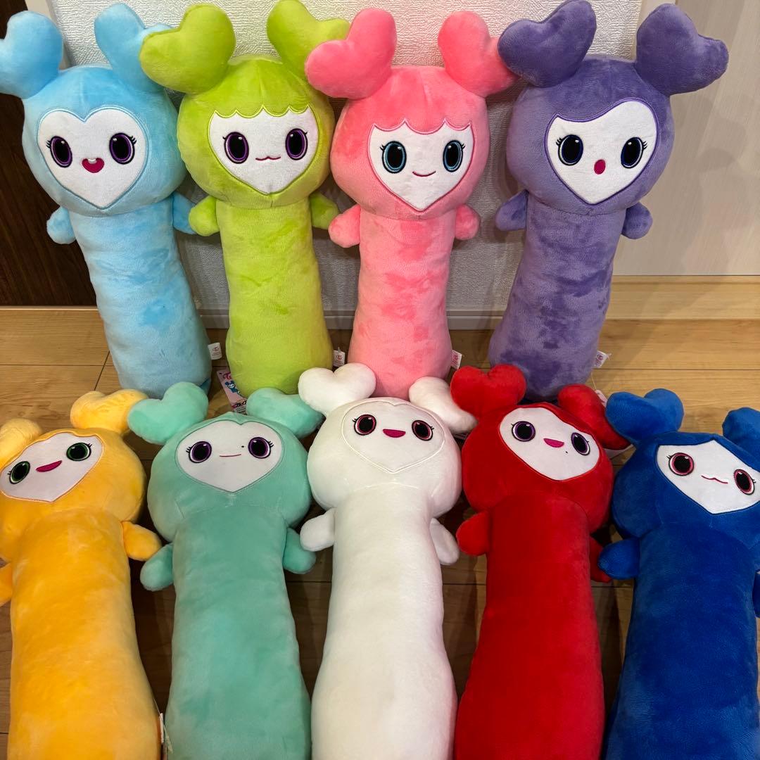 GIGOTWICE LOVELYSのびふにゃBIGぬいぐるみ9種フルコンプセット