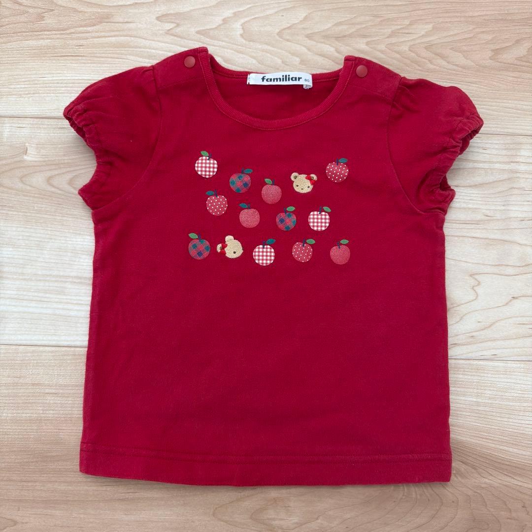 familiar 80cm 女の子 春夏トップスセット - メルカリ