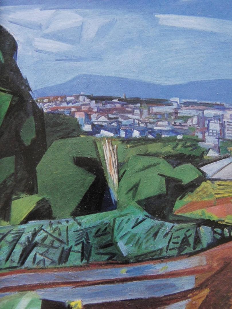 加藤正信、【秋立つ】、希少な額装用画集より、新品額装付