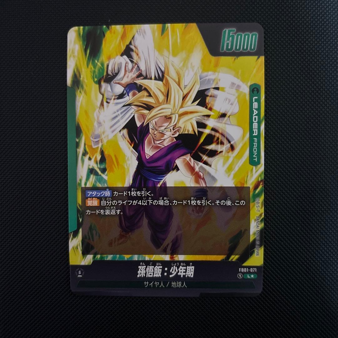 ドラゴンボール 覚醒の鼓動 孫悟飯 少年期 リーダーパラレル 孫悟飯:少年期