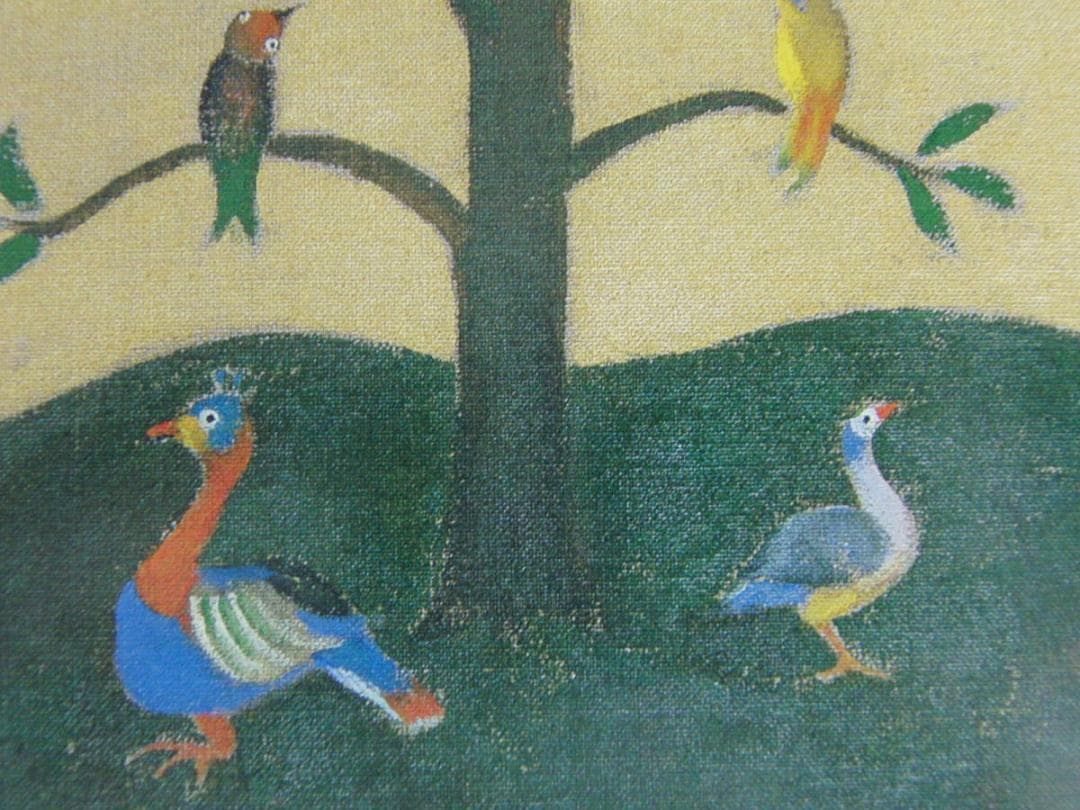 小杉小二郎、【聖なる小鳥達I-聖書物語-】、希少な額装用画集より