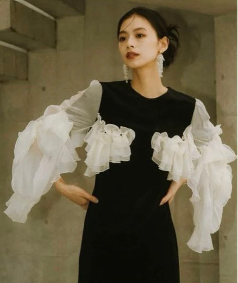 スーツ・フォーマル・ドレス KnuthMarf 2way chiffon docking one piece