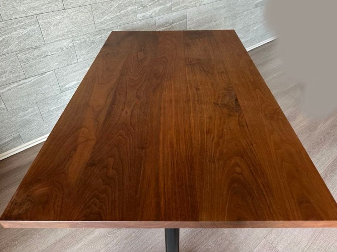 さっくー　【送料込み】グリニッチダイニングテーブルウォルナット1200