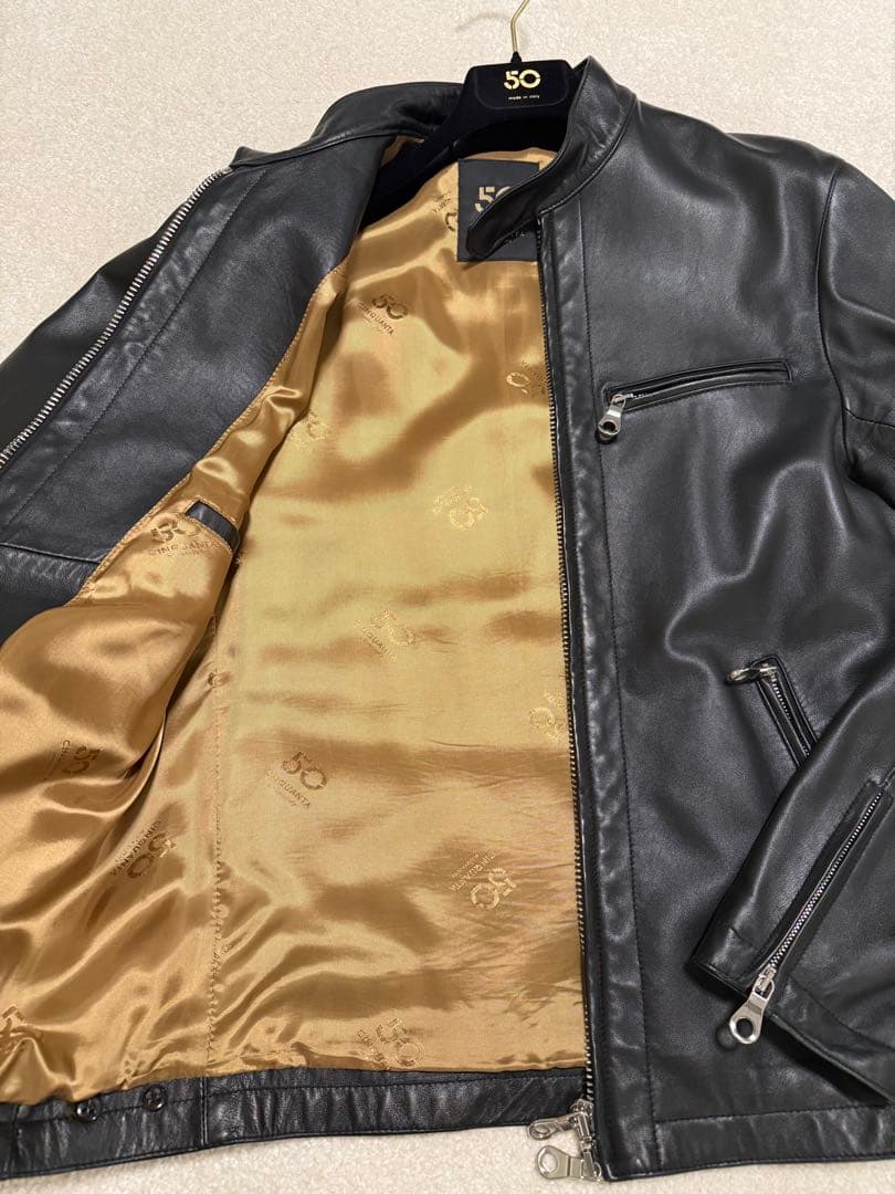 CINQUANTA ライダースジャケット 12/15限定