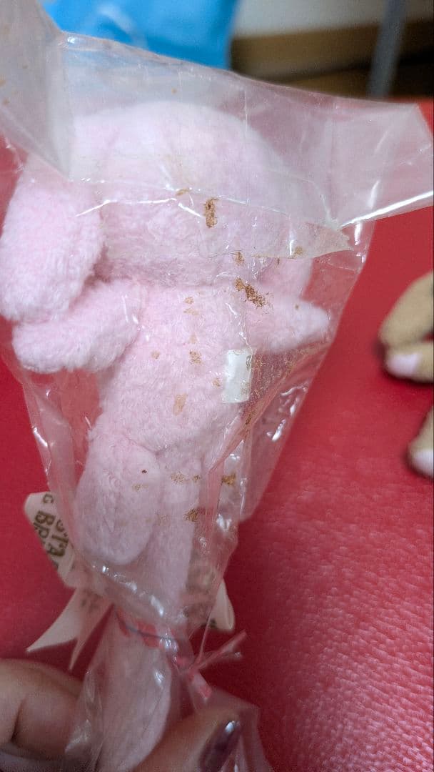 ☆新品未使用☆　ベイビー　うさくみゃピンク 茶(おまけ) ボールペン