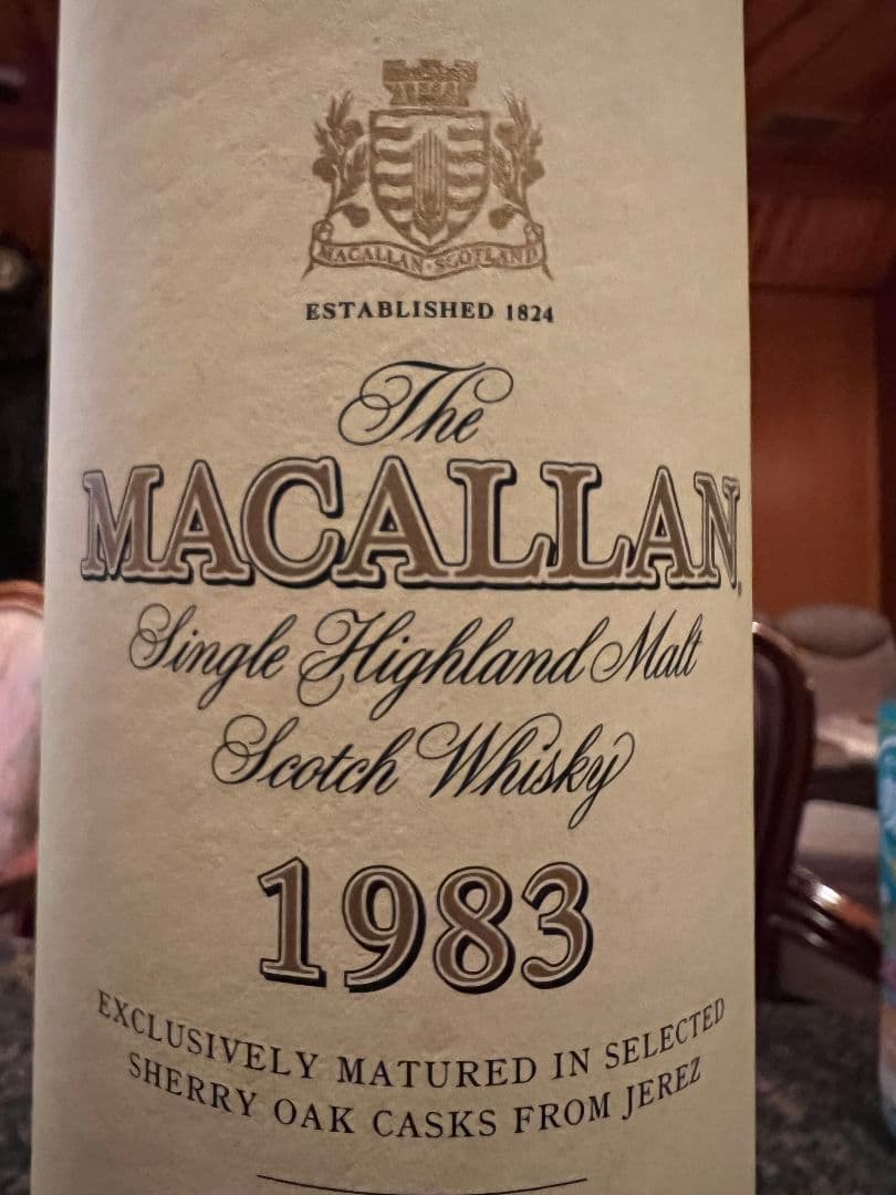 超稀少古酒 『マッカラン18年1983 』