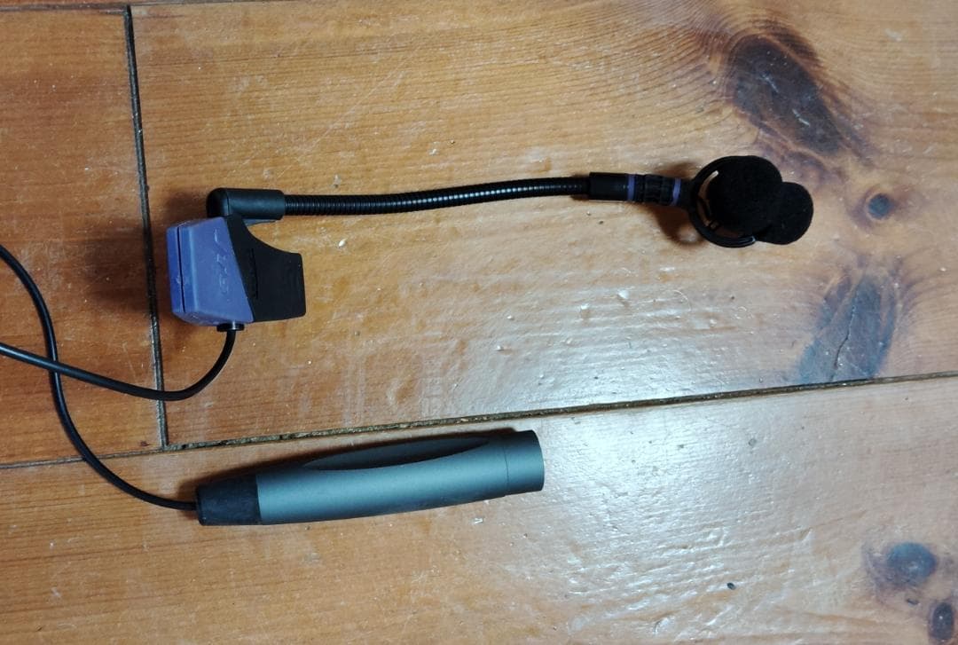 JTS CX-508　管楽器用コンデンサーマイク ３本、接続コード３本（中古）