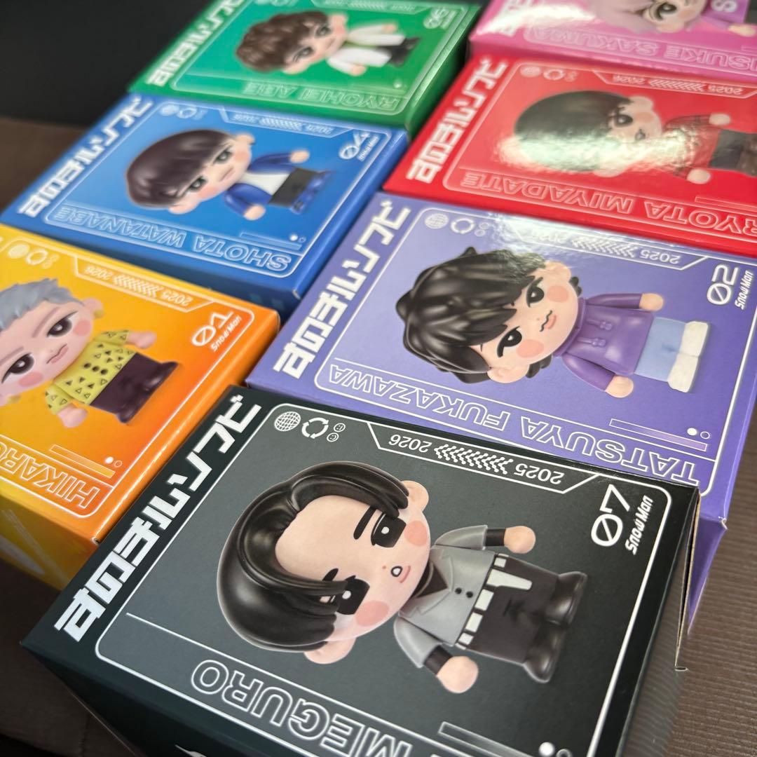 SnowMan スノーマン ソフビ 7個 セット 本日発送 即日発送 匿名配送