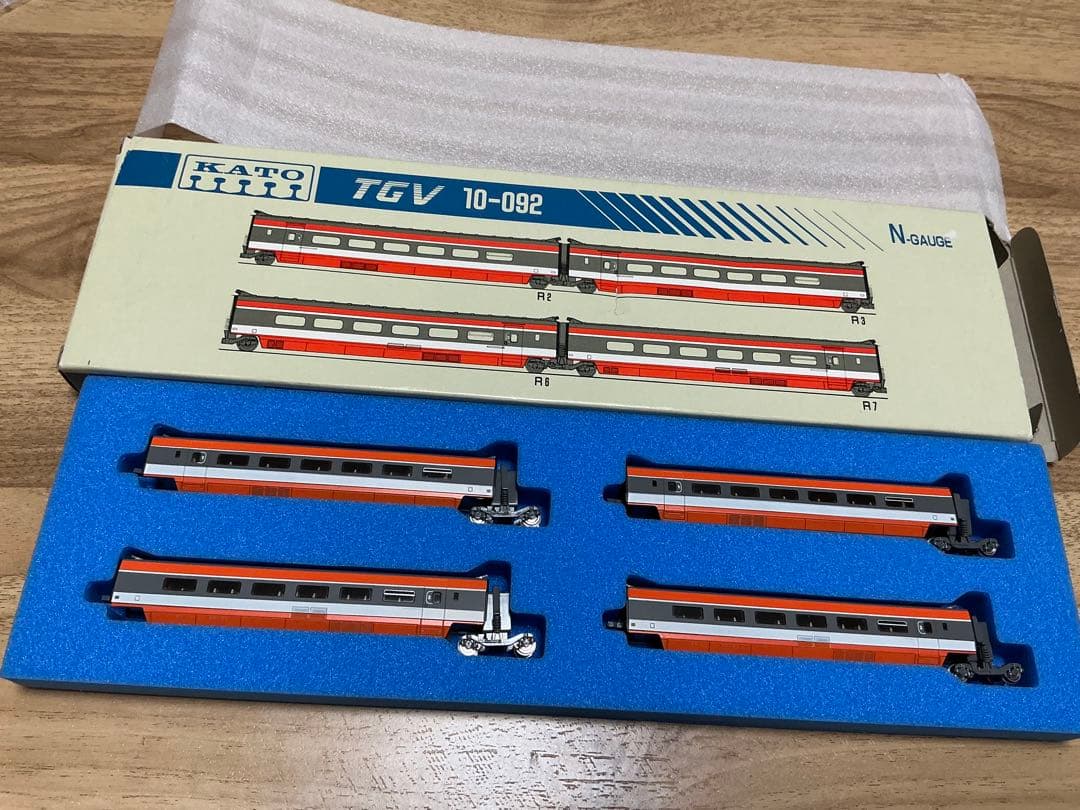 KATO 鉄道模型 TGV 10-092 増結4両セット