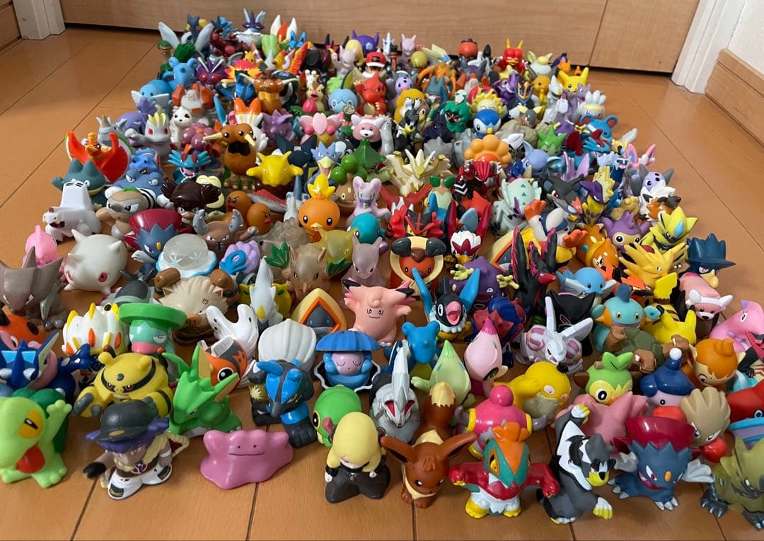 ポケモンキッズ 指人形 まとめ売り 220体 クリア