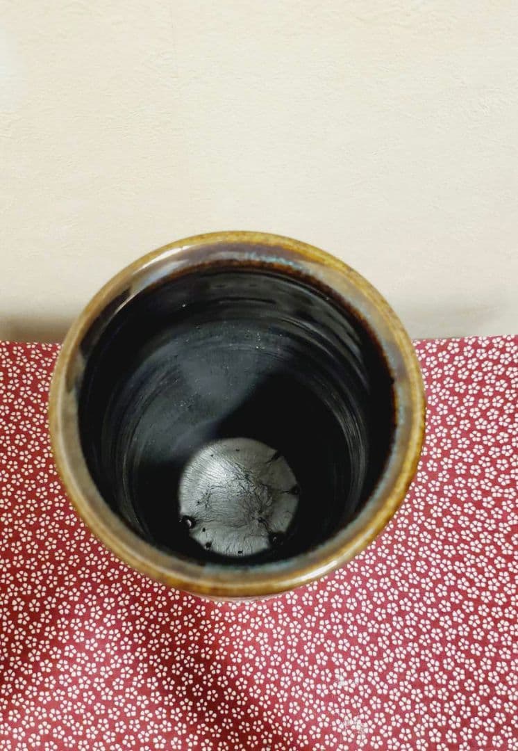 ⑥宮城三成 魚紋 大筒壺 鮮やか 人間国宝孫 やちむん 沖縄の通販はau