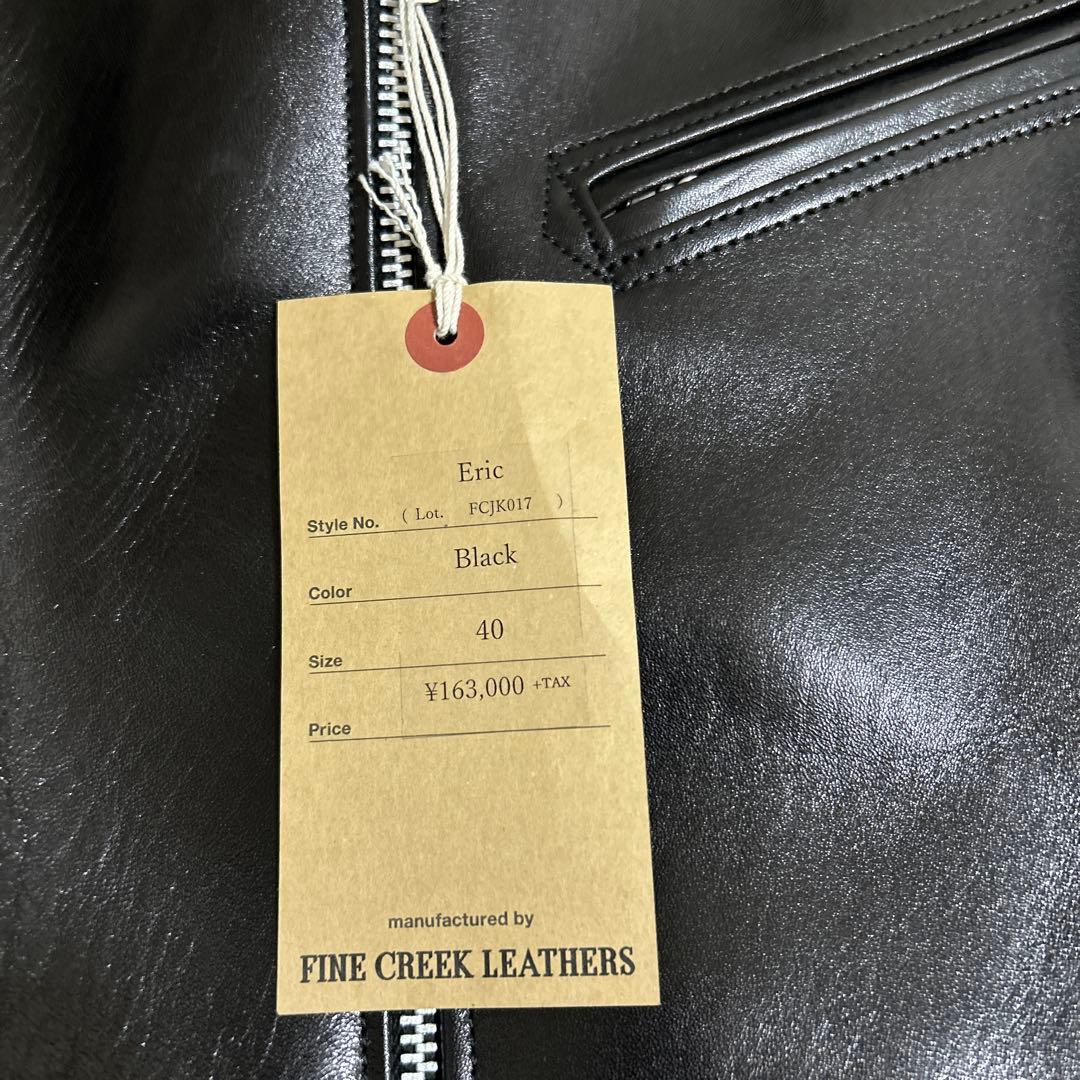 ファインクリークレザーズ、Eric、カラーBLACK、 サイズ40、新品未使用