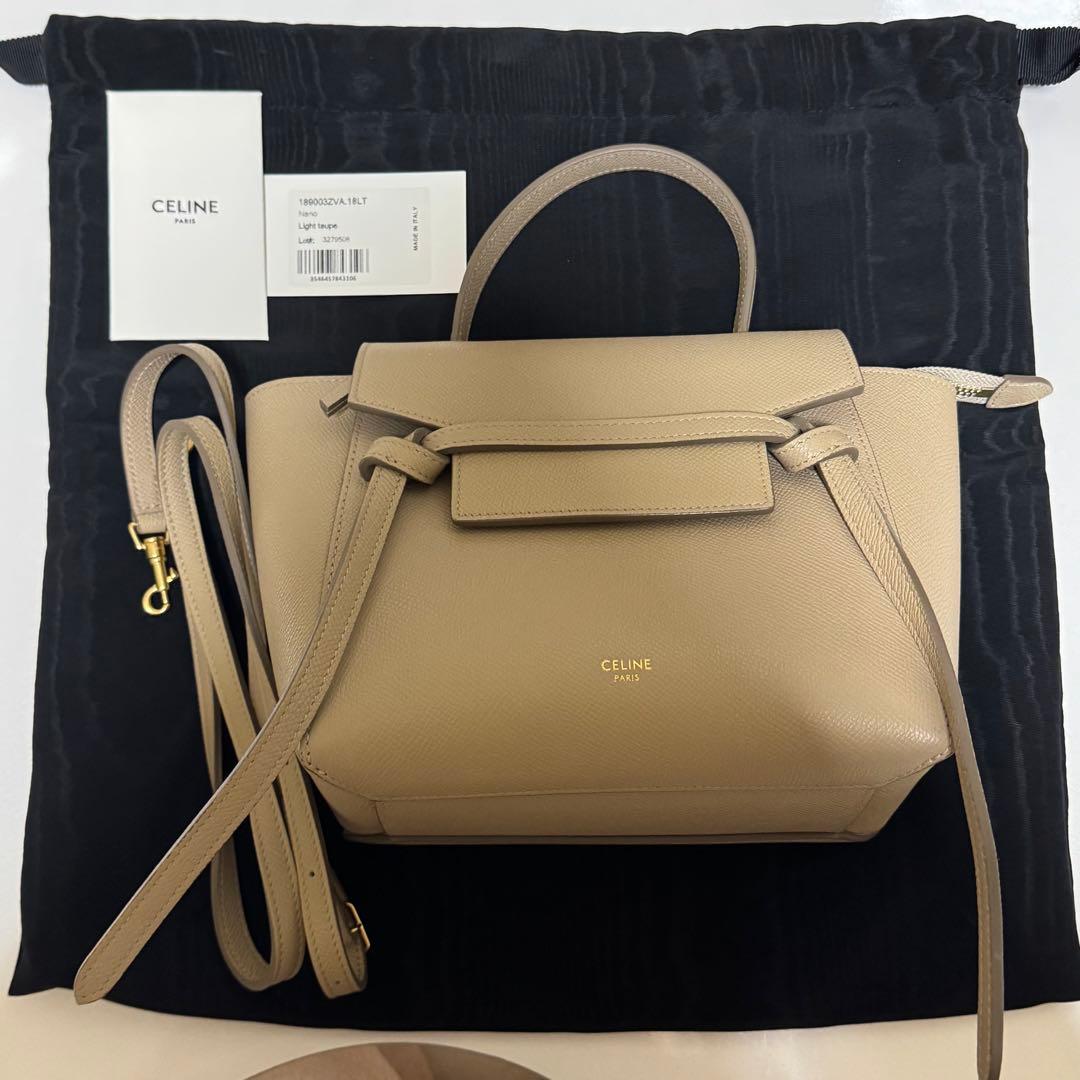 celine ベルトバッグ　ナノ　正規品