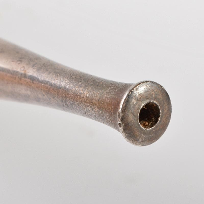 eee様専用 彫金鳥文斑竹羅宇配管獣骨製人物刻配管入