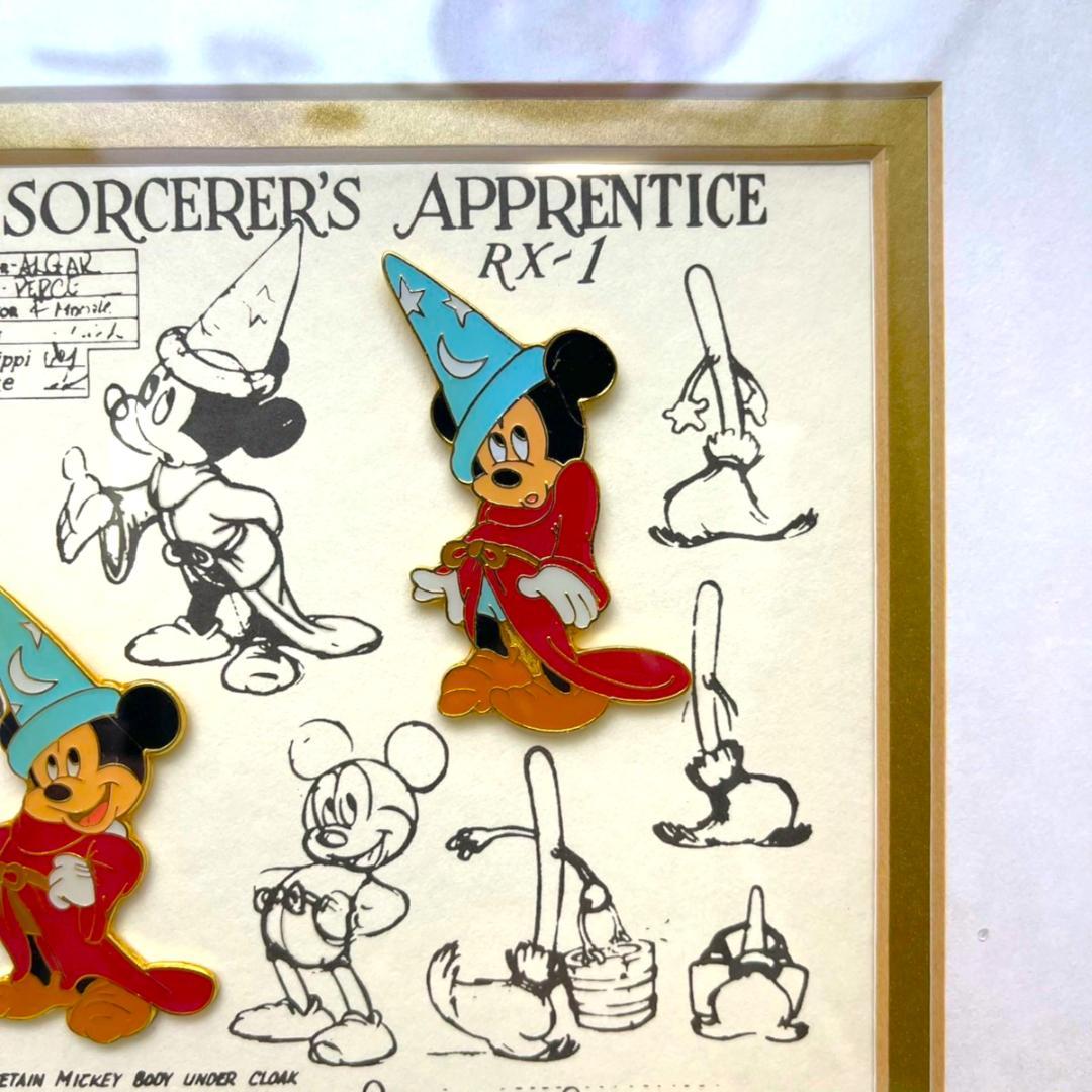 限定品☆ミッキーマウス 魔法使いの弟子 ファンタジア モデルシート