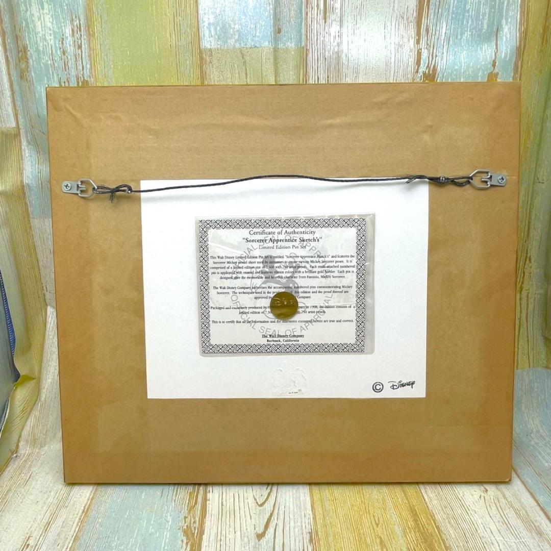 限定品☆ミッキーマウス 魔法使いの弟子 ファンタジア モデルシート