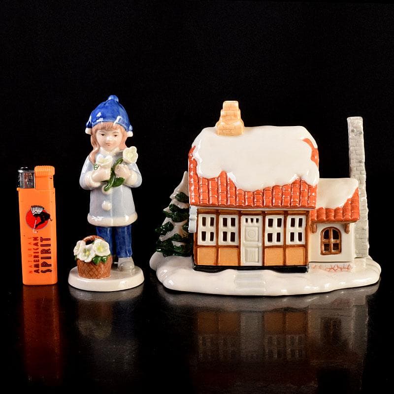 ロイヤルコペンハーゲン サンタ 雪だるま 女の子など 9点 箱付 G 7171C