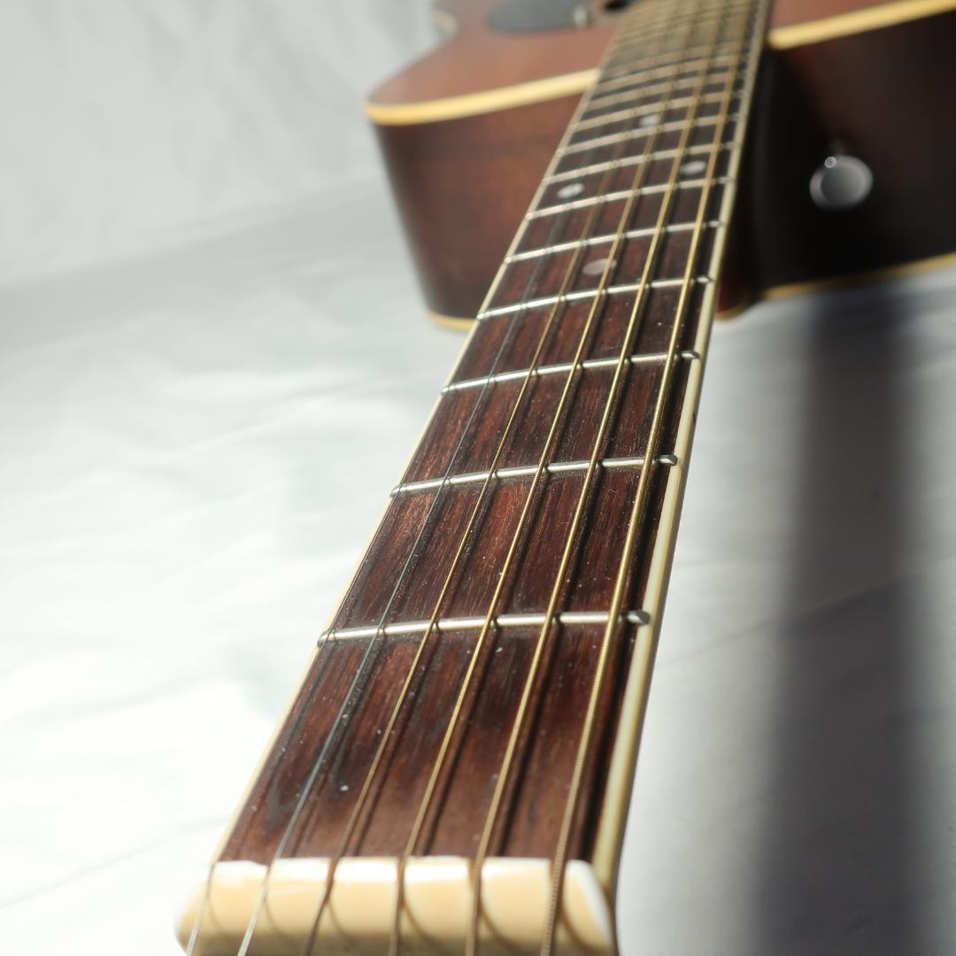 Morris W-30 改エレアコ アコースティックギター 装飾バインディング