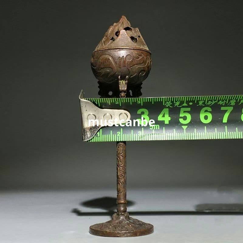 南部鉄器 御釜師 鈴木盛久作 波紋花器 重さ約1015g 共箱 M