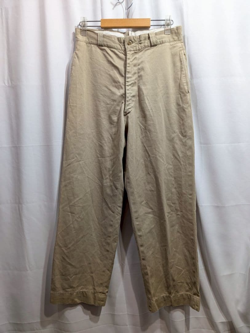 60s Vintage U.S.ARMY 米軍 チノパン M～L相当 ミリタリー